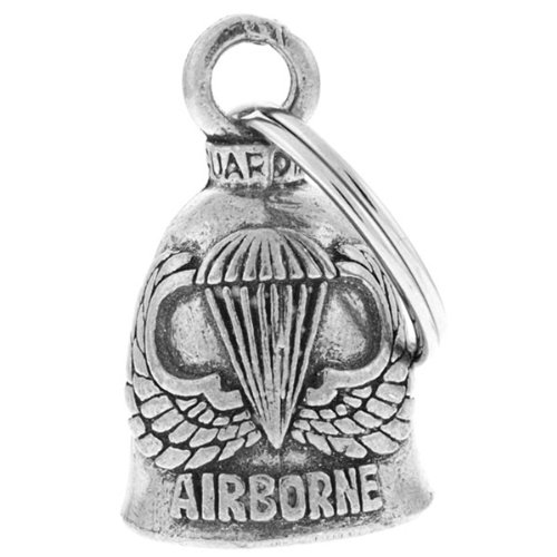 AIRBORNE Guardian Bell Motorcycle - Harley Accessory HD Gremlin NEW Riding Bell Key Ring Mod Dyna FXR Custom Triumph Heritage Sportster Chopper 1200 Iron 880 Vulcan Goldwing Honda Yamaha Kawasaki
